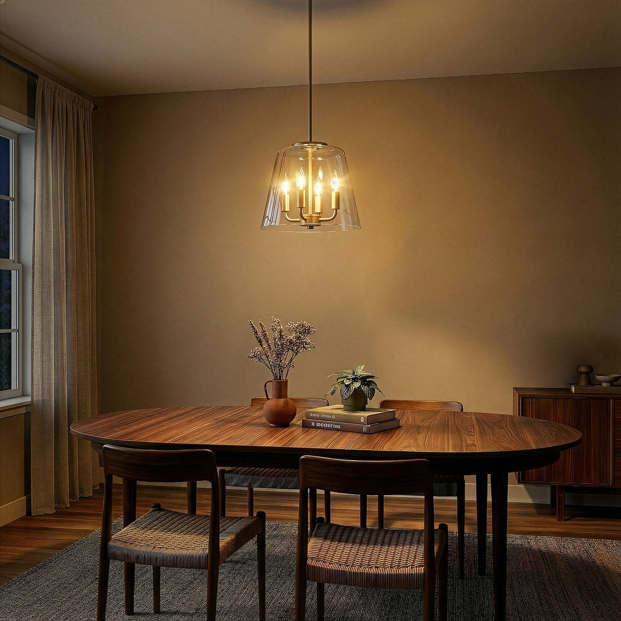 Soiree - 4 Candle Lights Pendant