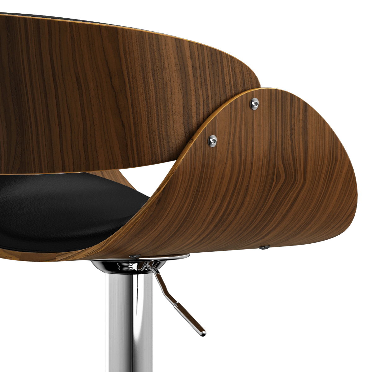 Amery - Mid Century Modern Adjustable Swivel Bar Stool by Simpli-Home | Bel Furniture