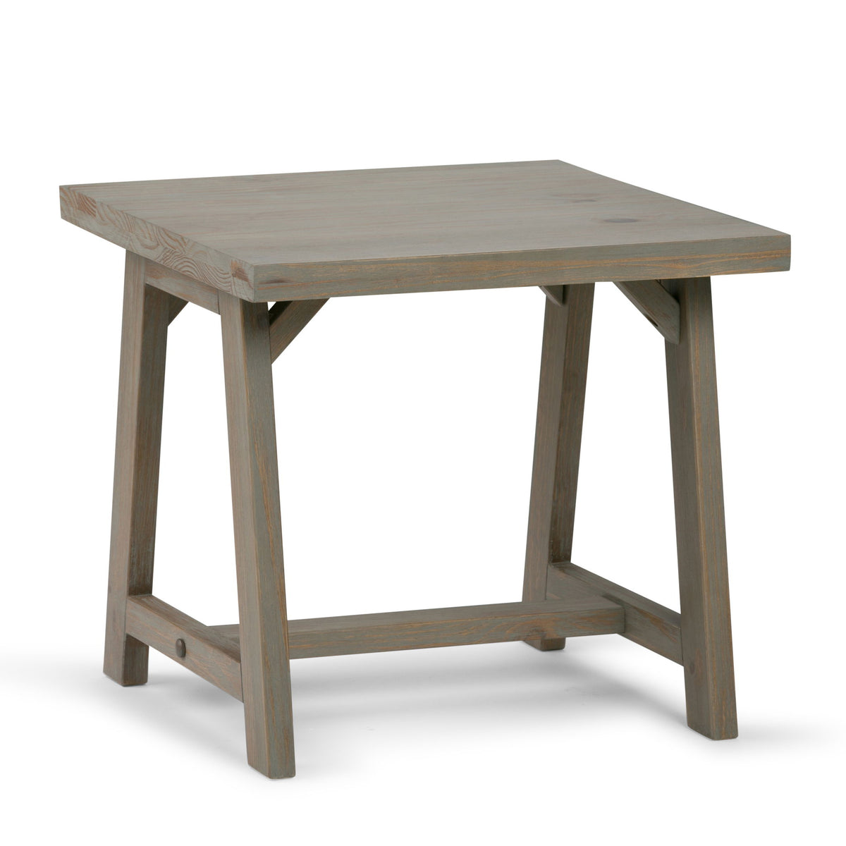 Sawhorse - End Table - Light Brown