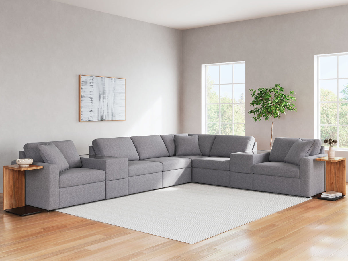 Modmax - Granite - Sectional by Signature Design by Ashley® | Bel Furniture