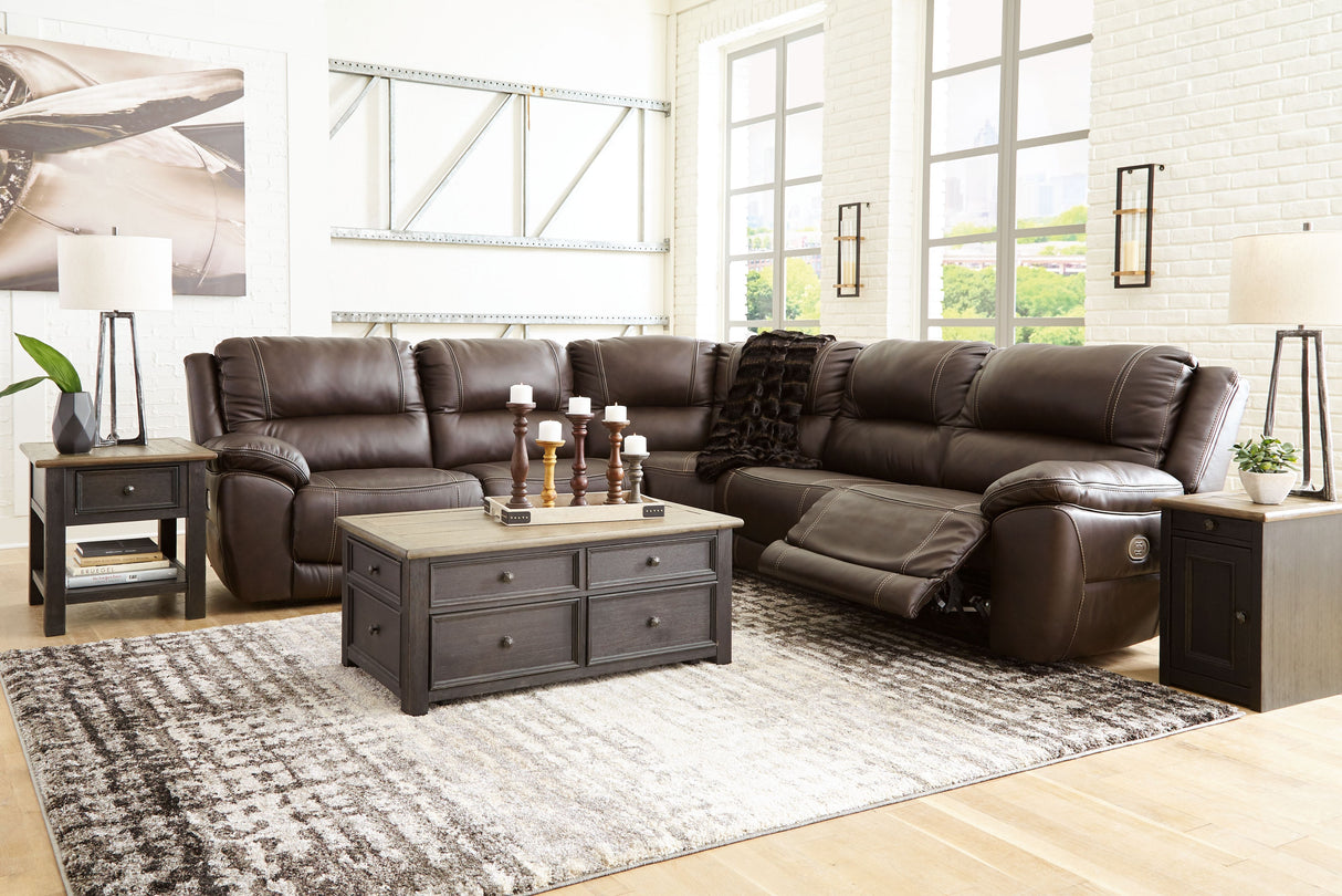Dunleith - Power Reclining Sectional by Signature Design by Ashley® | Bel Furniture