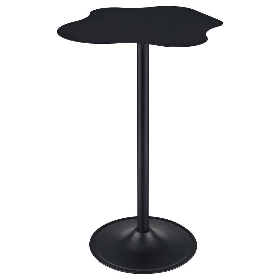 Keanu - Curved Cloud-Shaped Bistro Bar Table - Black by CoasterEssence | Bel Furniture