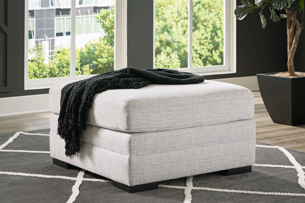 Koralynn - Stone - Oversized Accent Ottoman by Benchcraft® | Bel Furniture