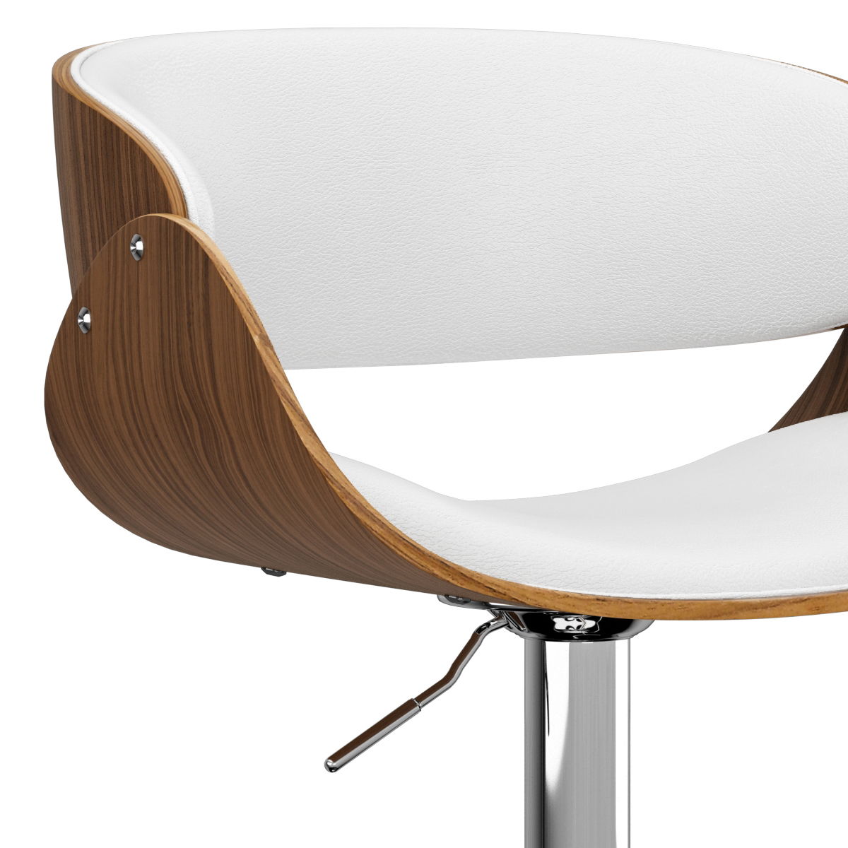 Amery - Mid Century Modern Adjustable Swivel Bar Stool by Simpli-Home | Bel Furniture