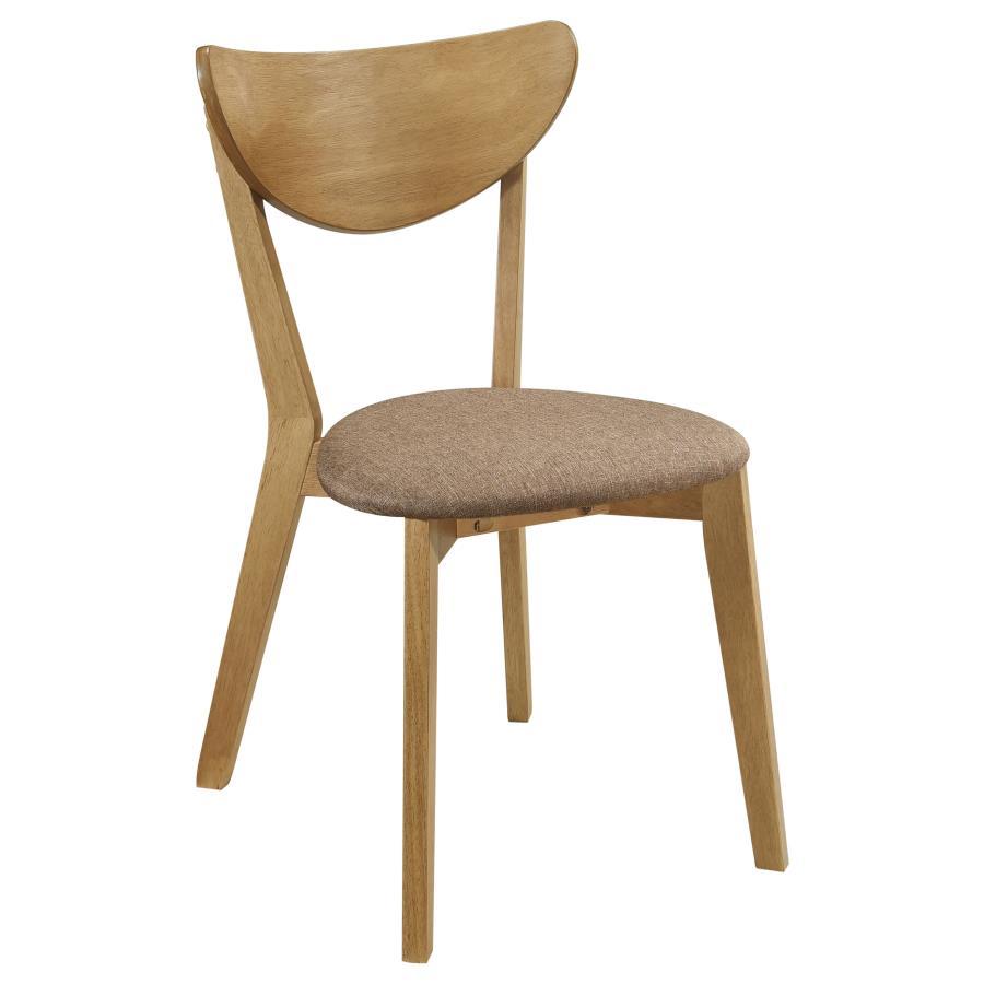 Elowen - Wood Dining Side Chair (Set of 2) - Light Walnut by Coaster Fine Furniture | Bel Furniture
