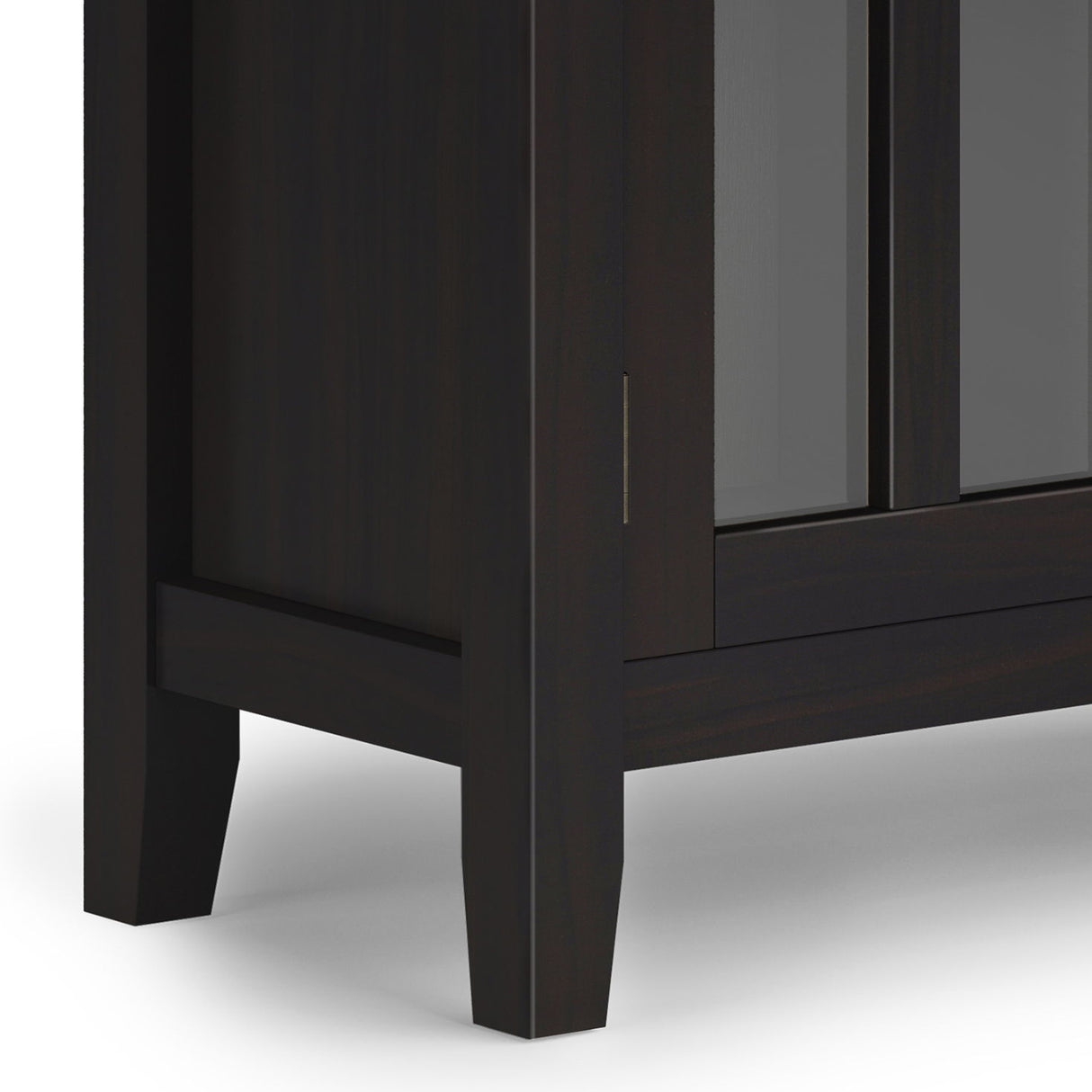 Artisan - Low Storage Cabinet - Hickory Brown by Simpli-Home | Bel Furniture