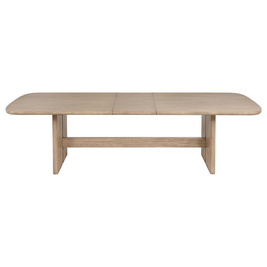 Kailani - Rectangular Wood Dining Table - Beige Oak by Coaster Fine Furniture | Bel Furniture