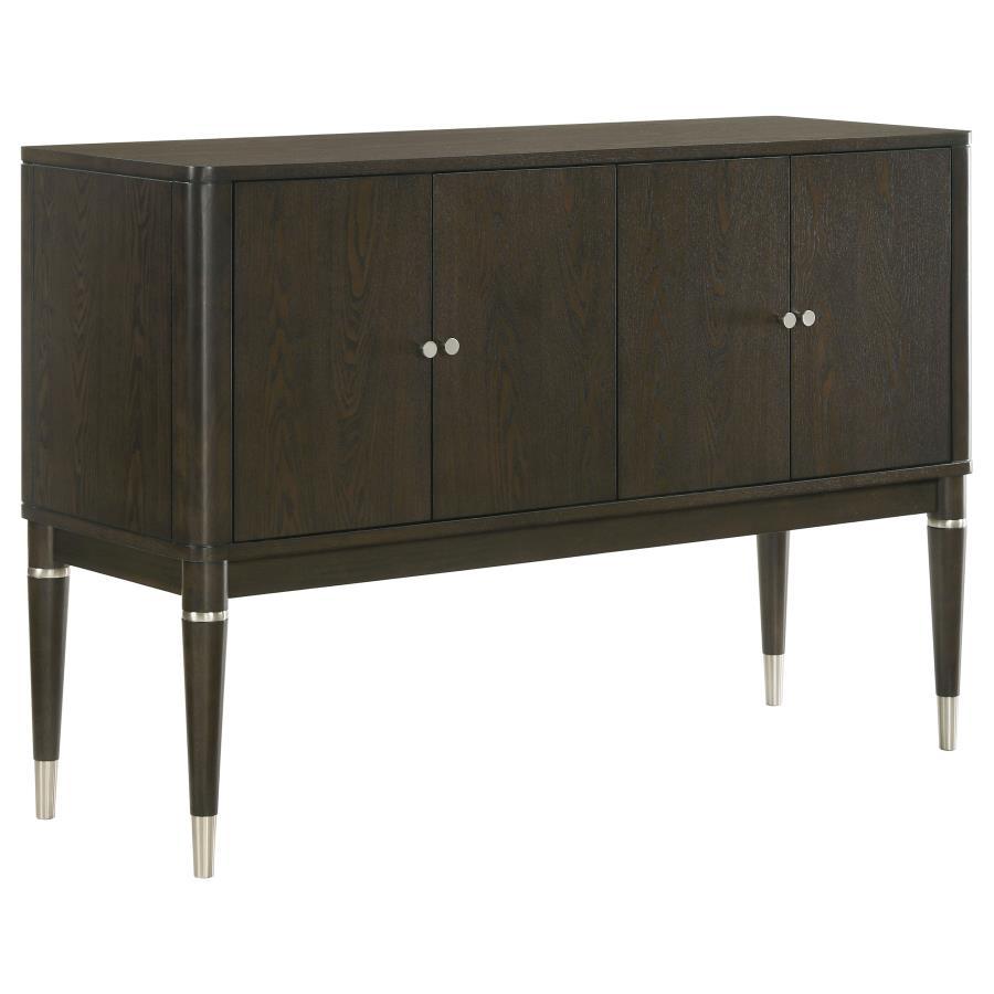 Reseda - 4-Door Dining Sideboard Server With Shelves - Ash Brown by Coaster Fine Furniture | Bel Furniture