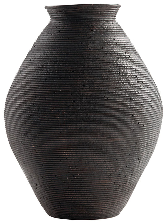 Hannela - Vase Dark Brown 13''W x 13''D x 17''H by Signature Design by Ashley® | Bel Furniture