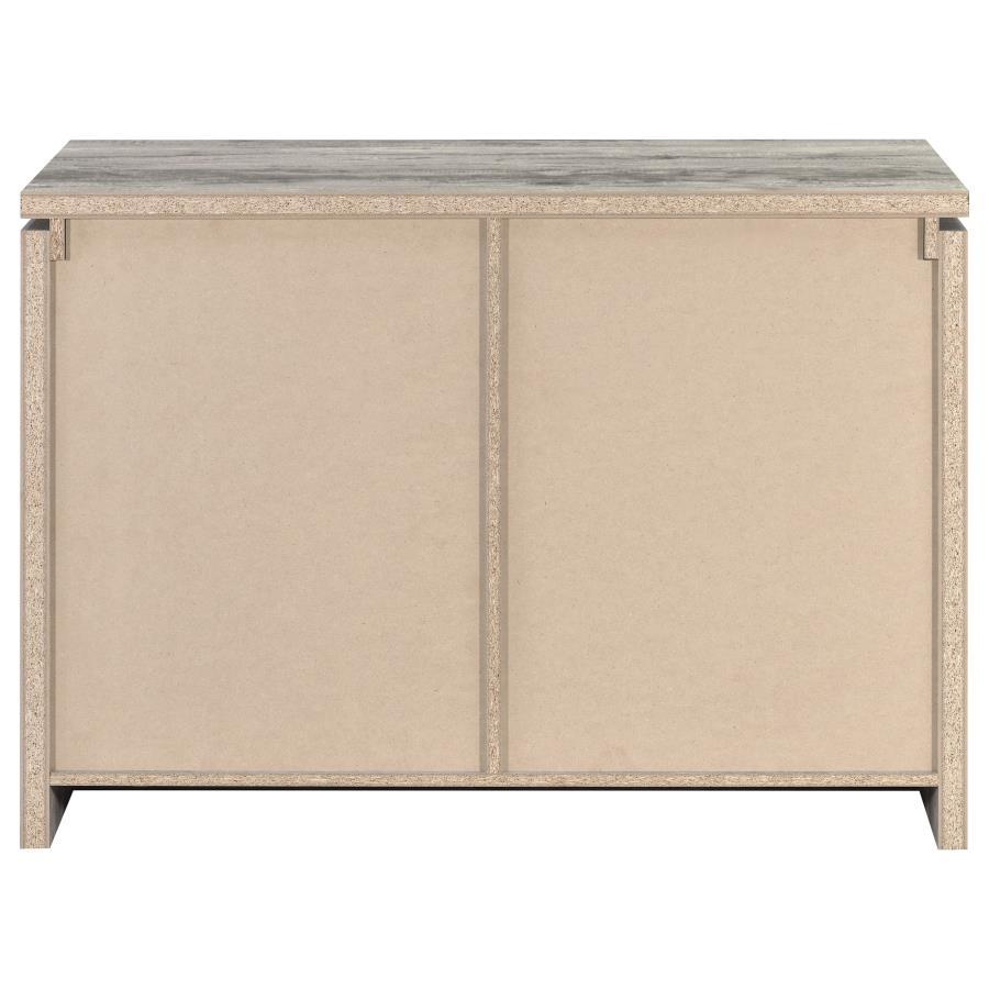 Enoch - 2 Door Engineered Wood Accent Cabinet - Gray Driftwood by CoasterEveryday | Bel Furniture