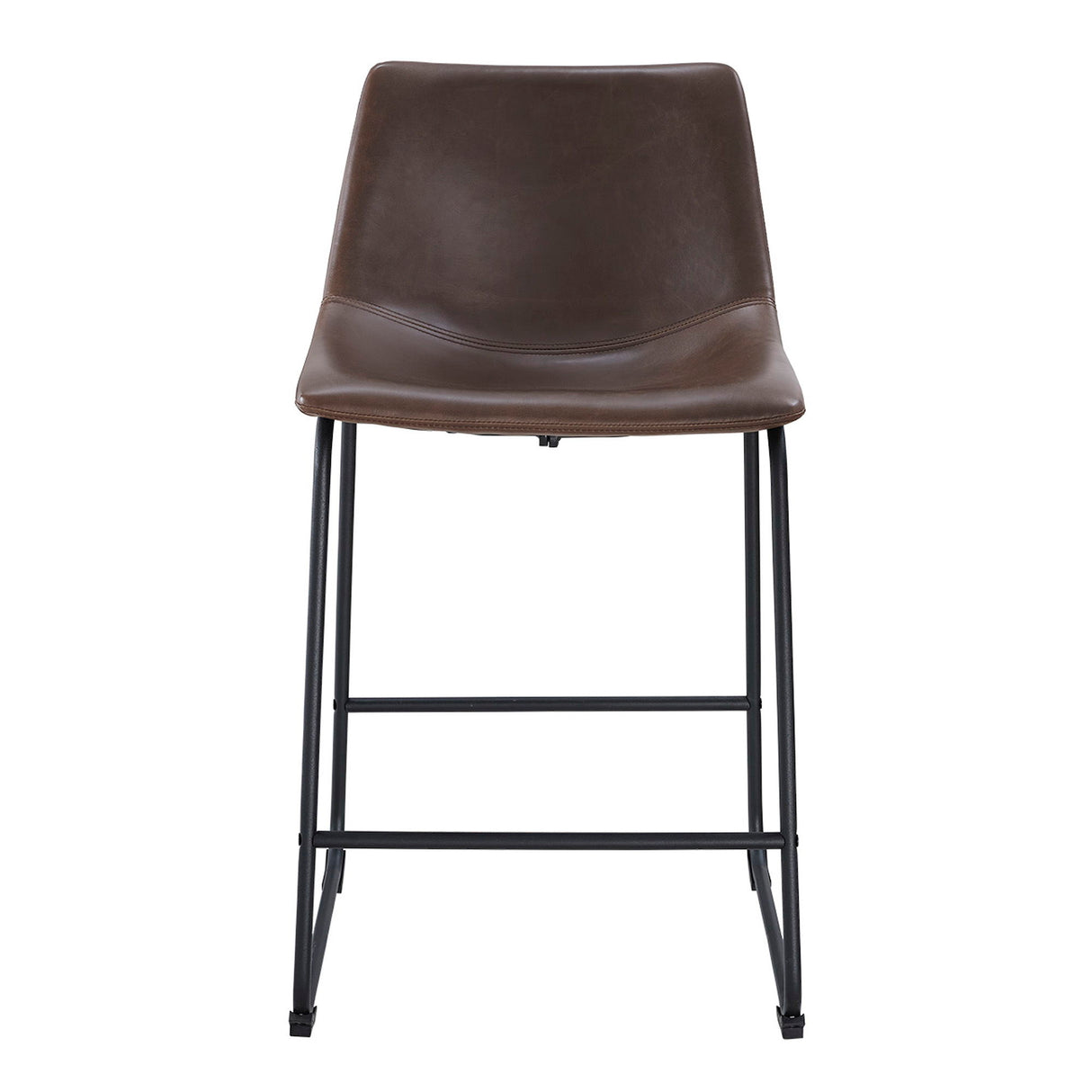Industrial Counter Stools (Set of 2) by Walker Edison | Bel Furniture