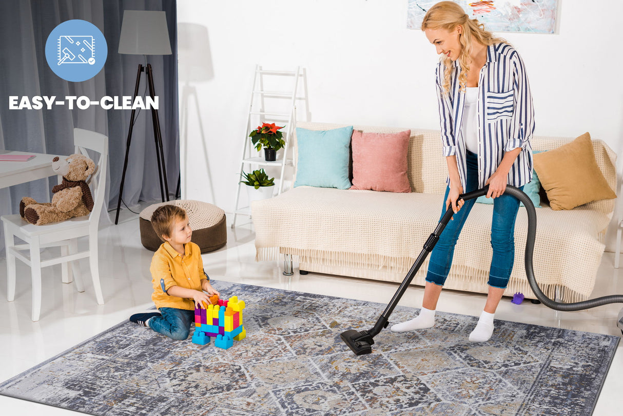 Payas - 5' X 7' Traditional Area Rug - Multi