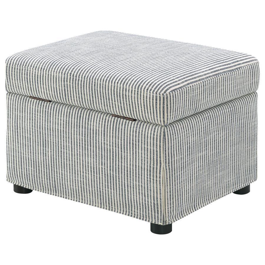 Winter - Upholstered Hydraulic Lift Top Storage Ottoman by Coaster Fine Furniture | Bel Furniture
