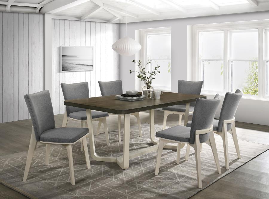 Biloxi - Rectangular Wood Dining Table - Grayish Brown by Coaster Fine Furniture | Bel Furniture
