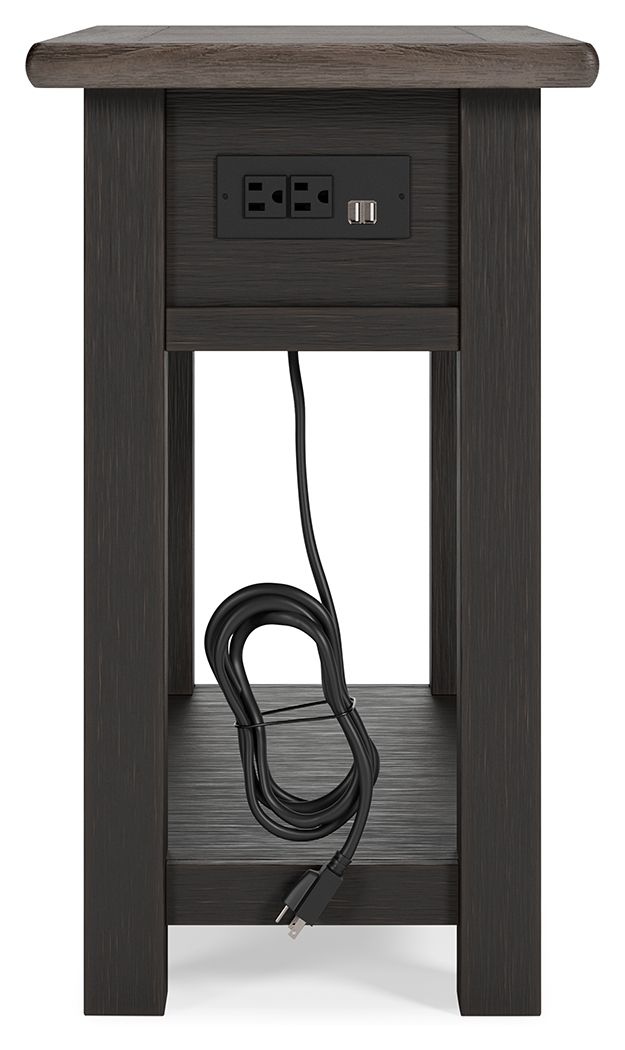 Tyler Creek - Black / Gray - Chair Side End Table by Signature Design by Ashley® | Bel Furniture