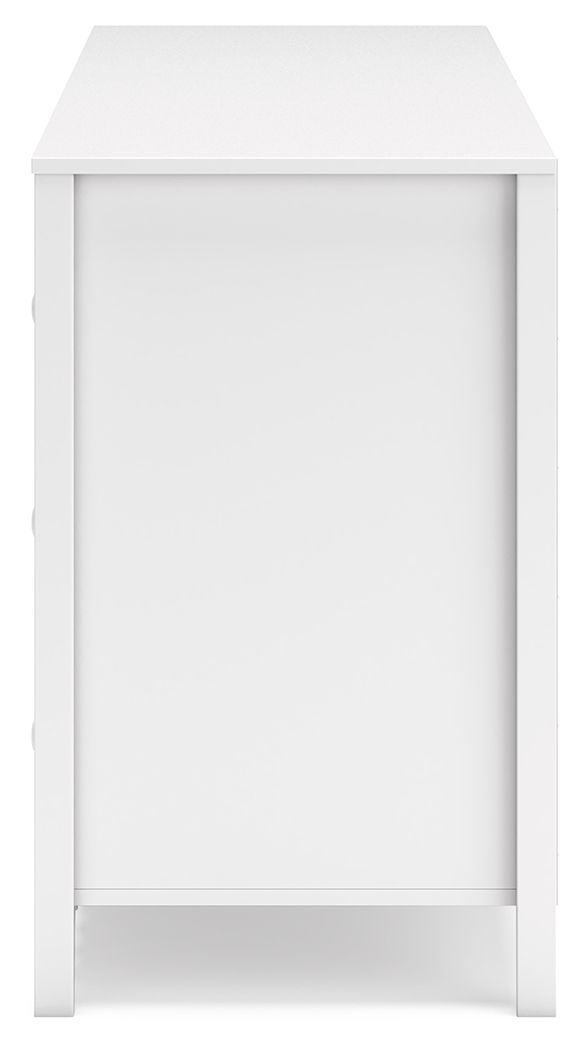 Hallityn - White - Six Drawer Dresser by Signature Design by Ashley® | Bel Furniture