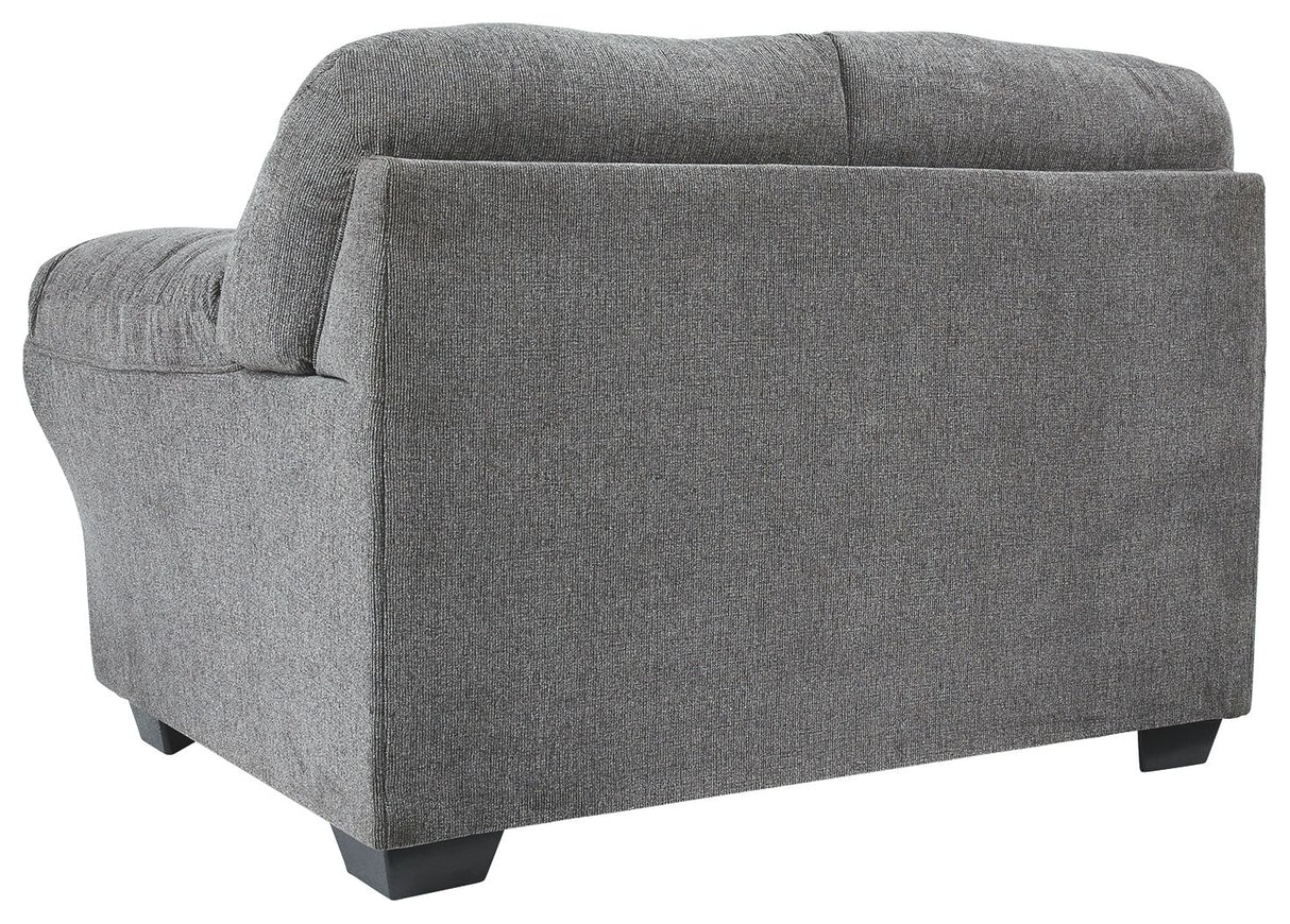 Allmaxx - Pewter - Loveseat by Benchcraft® | Bel Furniture