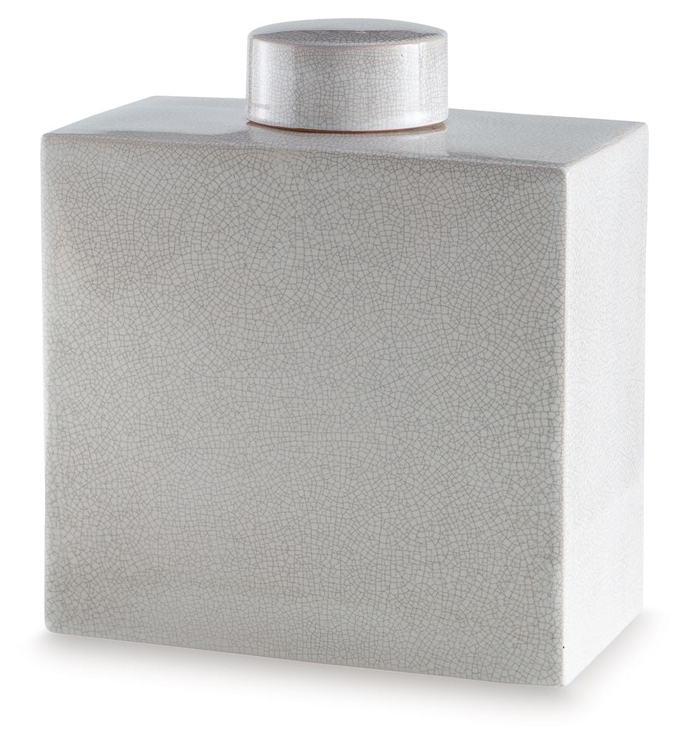 Haddworth - Jar White 12"W x 6"D x 14"H by Signature Design by Ashley® | Bel Furniture