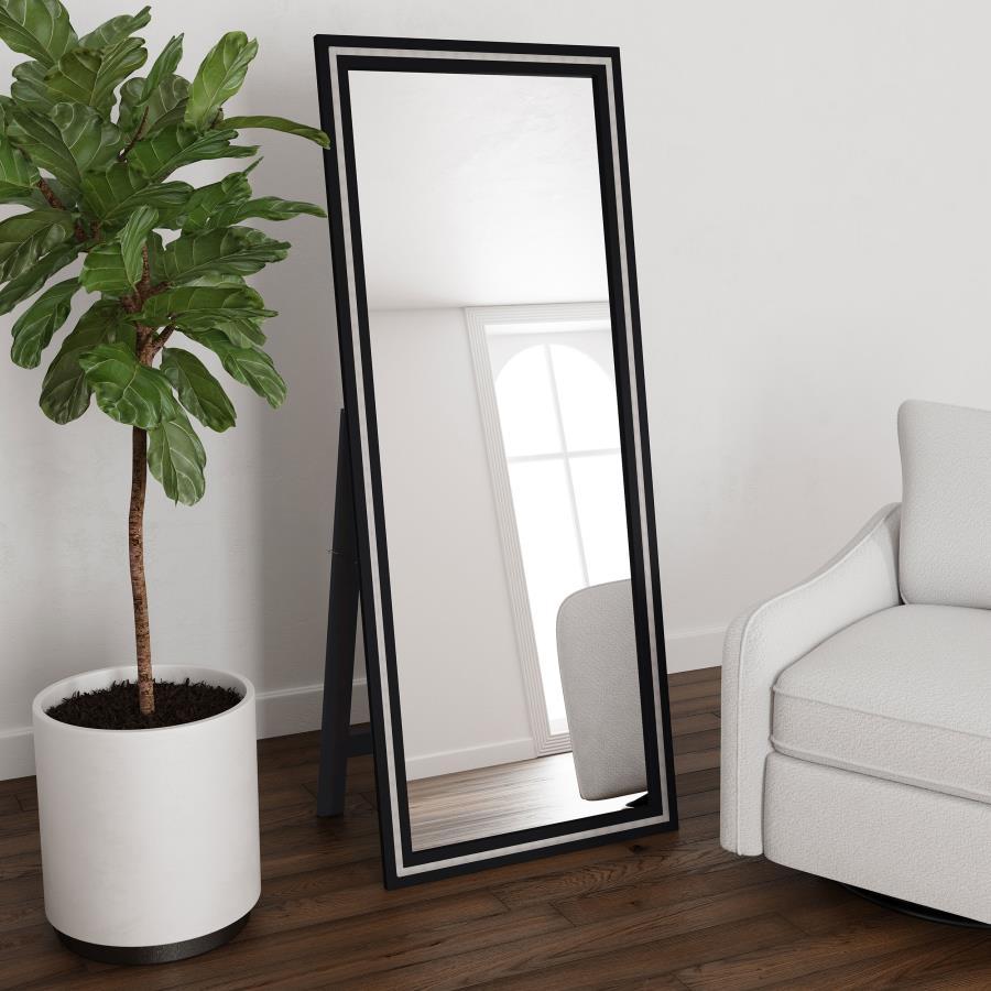Windrose - Tempered LED Standing Mirror by Coaster Fine Furniture | Bel Furniture