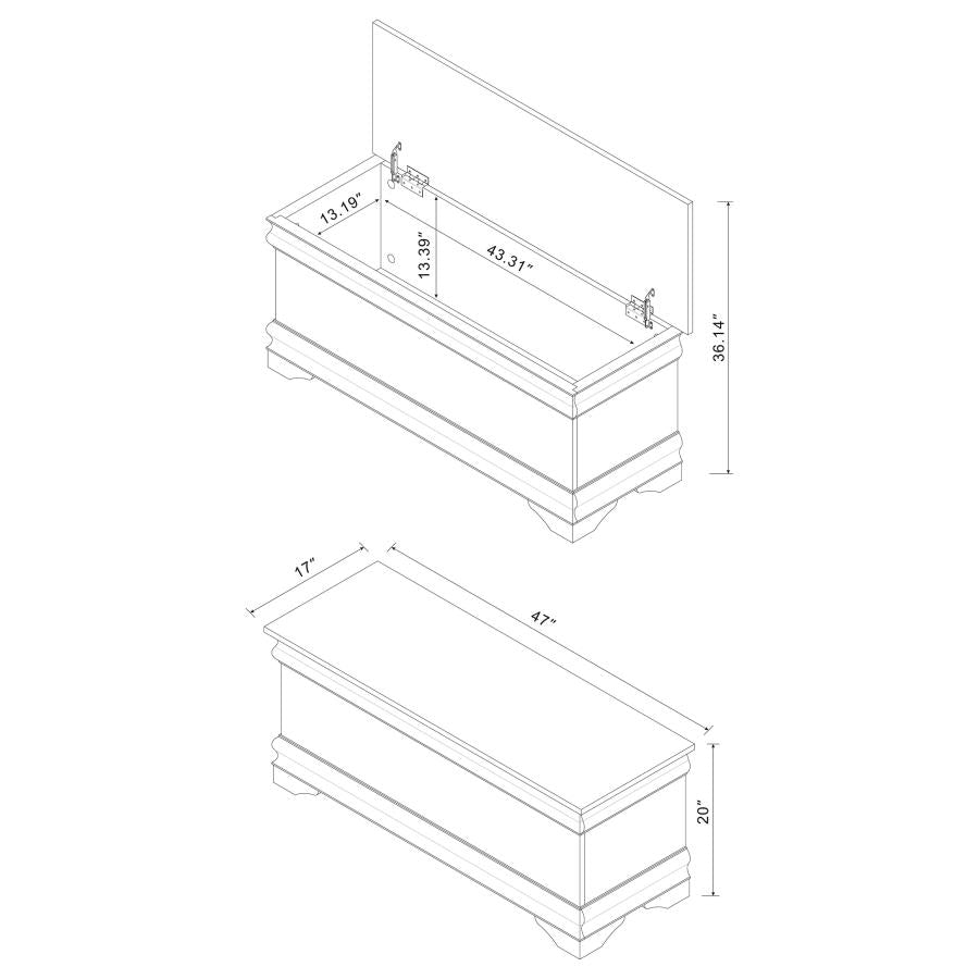 Pablo - Cedar Chest - Warm Brown