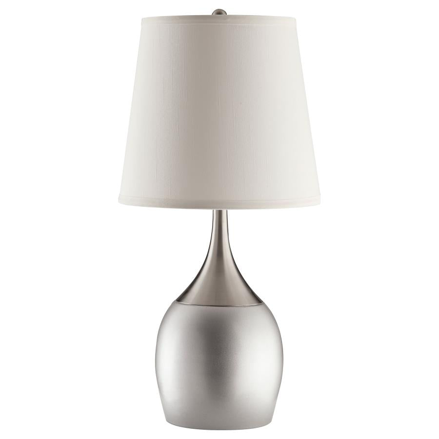 Tenya - Empire Shade Urn Table Lamp (Set of 2) - Silver