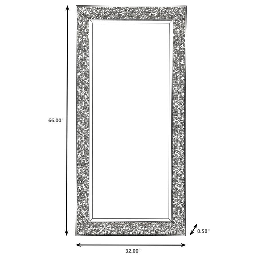 Rollins - Rectangular Floor Mirror