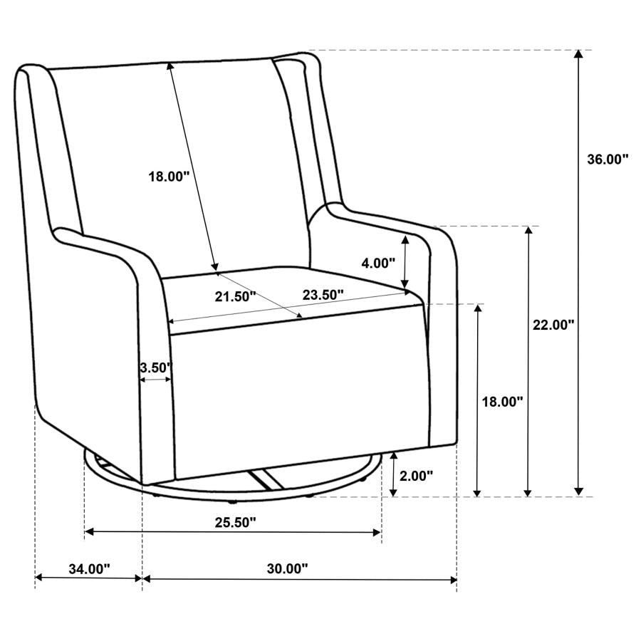 Serra - Boucle Upholstered Swivel Glider Recliner