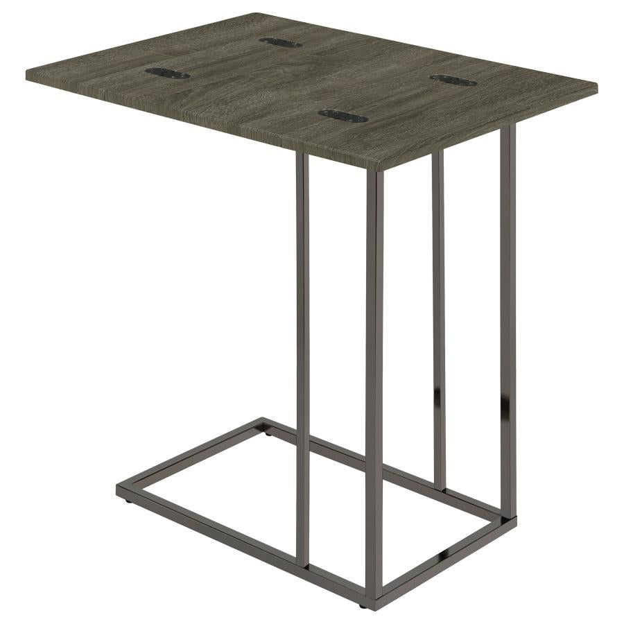 Pedro - Expandable C-Shaped Sofa Side Table