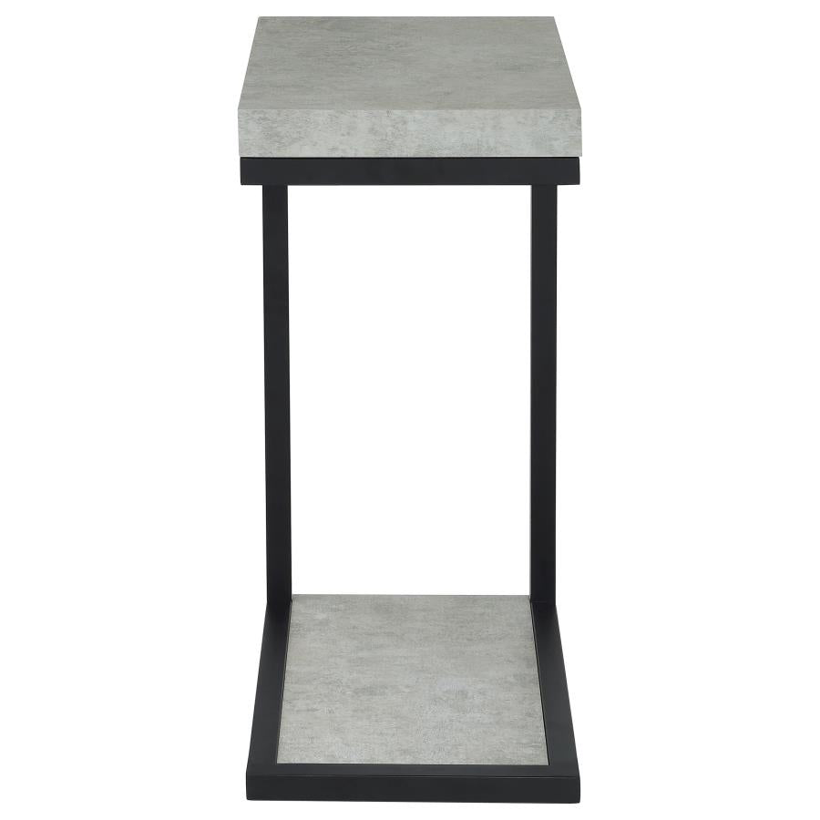 Beck - Engineered Wood C-Shape Sofa Side Table