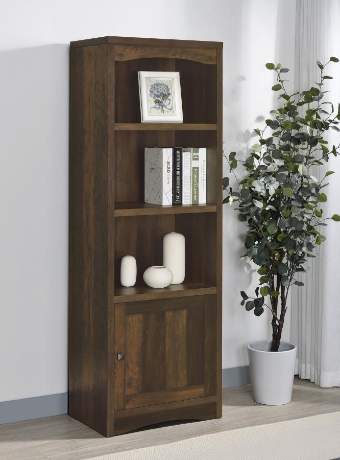 Laughlin - 3 Shelf Engineered Wood Media Tower by CoasterEveryday | Bel Furniture