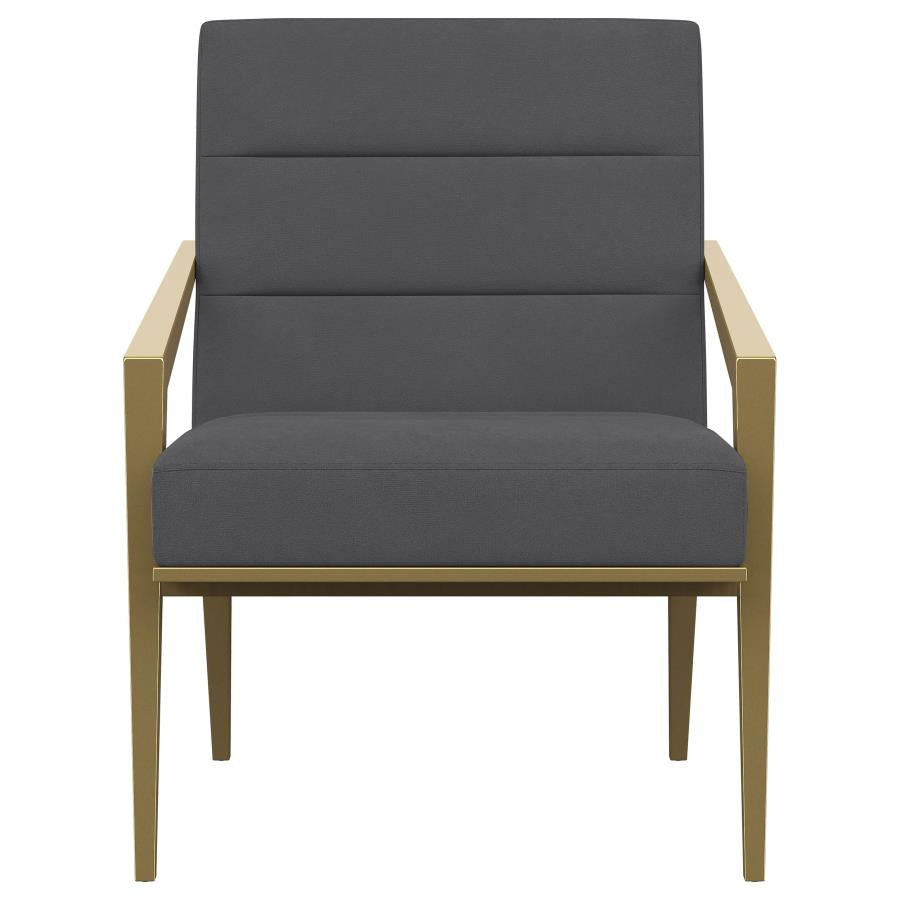 Kirra - Upholstered Metal Arm Accent Chair