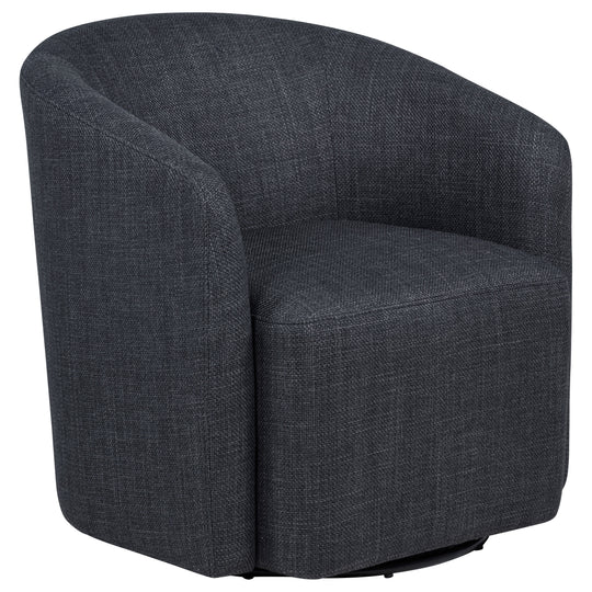 Mossbrook - Fabric Upholstered Swivel Accent Chair