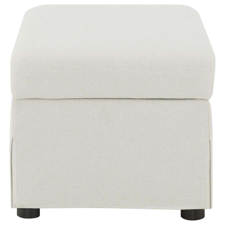 Winter - Upholstered Hydraulic Lift Top Storage Ottoman