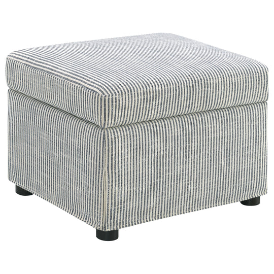 Winter - Upholstered Hydraulic Lift Top Storage Ottoman