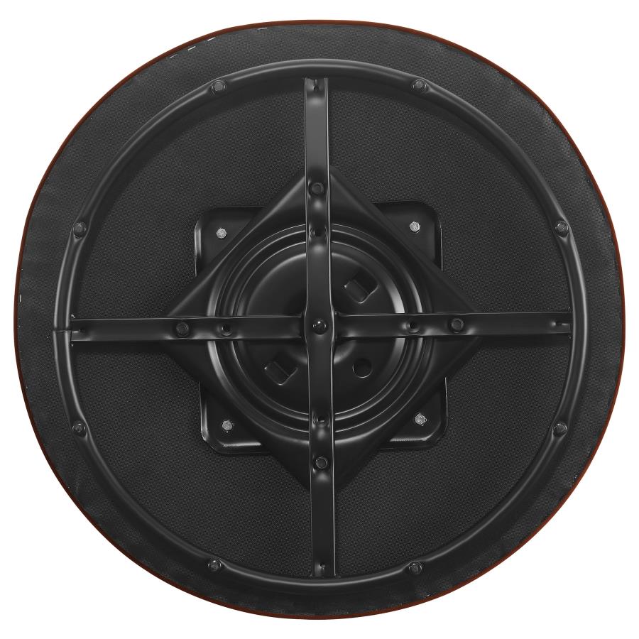 Joyce Upholstered Barrel Back Swivel Chair