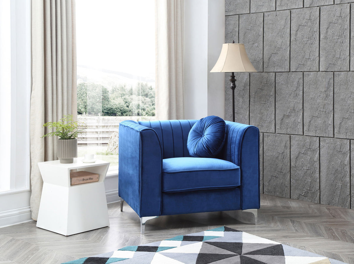 Contemporary Sloped Armchair