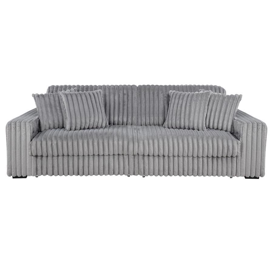 Jacana - Corduroy Upholstered Dual Power Chaise Sofa