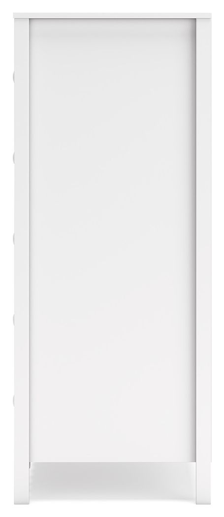 Hallityn - White - Five Drawer Chest by Signature Design by Ashley® | Bel Furniture