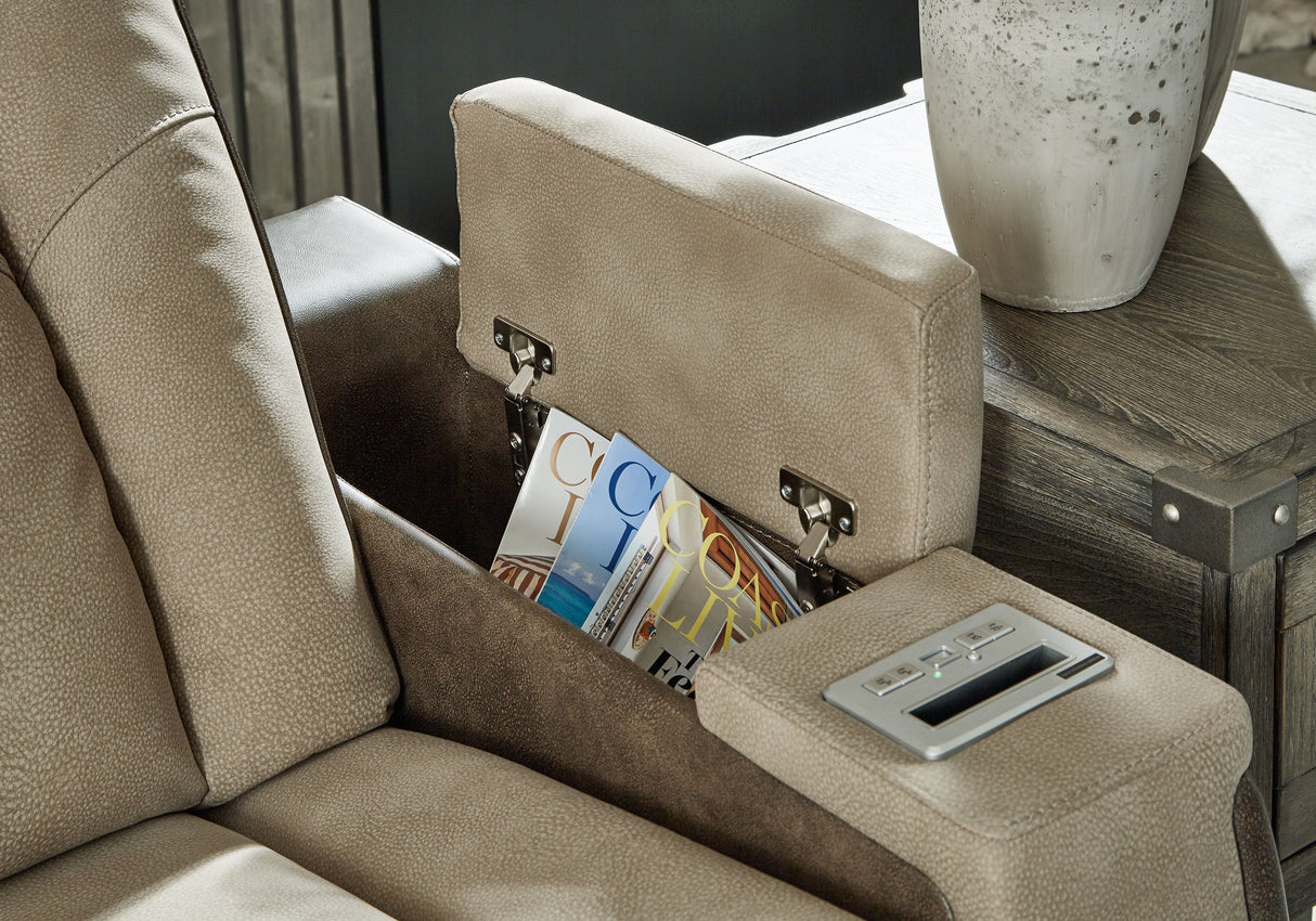 Next-gen Durapella - Pwr Recliner/Adj Headrest by Signature Design by Ashley® | Bel Furniture