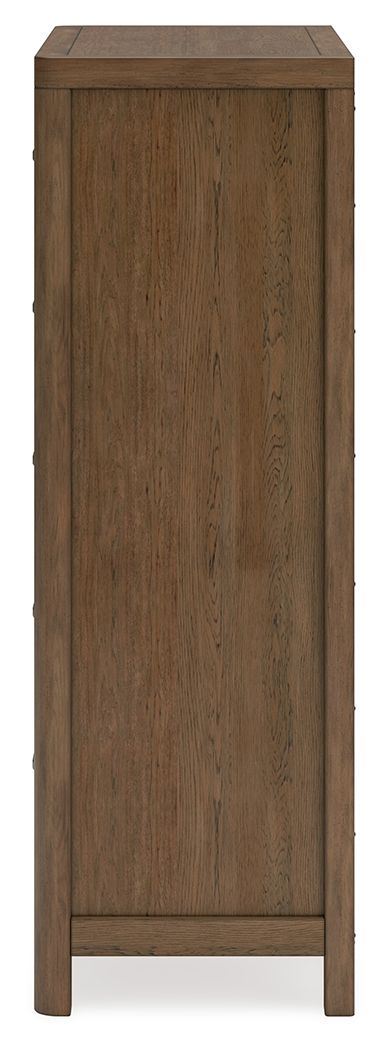 Cabalynn - Light Brown - Five Drawer Chest by Signature Design by Ashley® | Bel Furniture