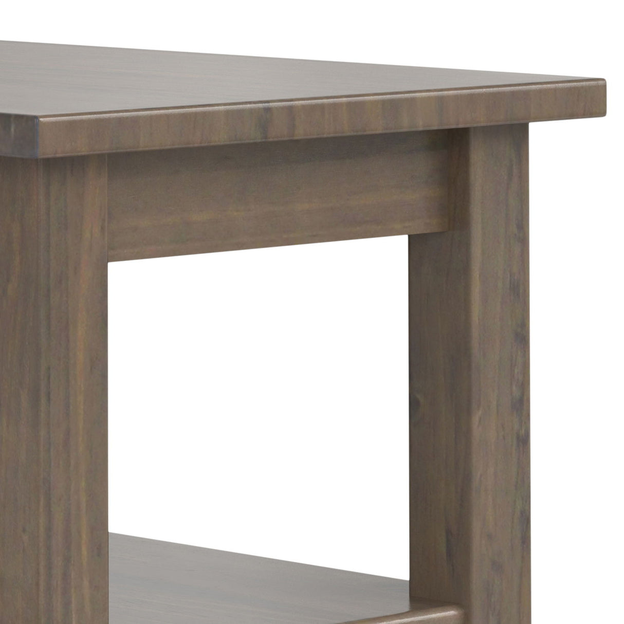 Lev - Narrow End Table - Smoky Brown by Simpli-Home | Bel Furniture