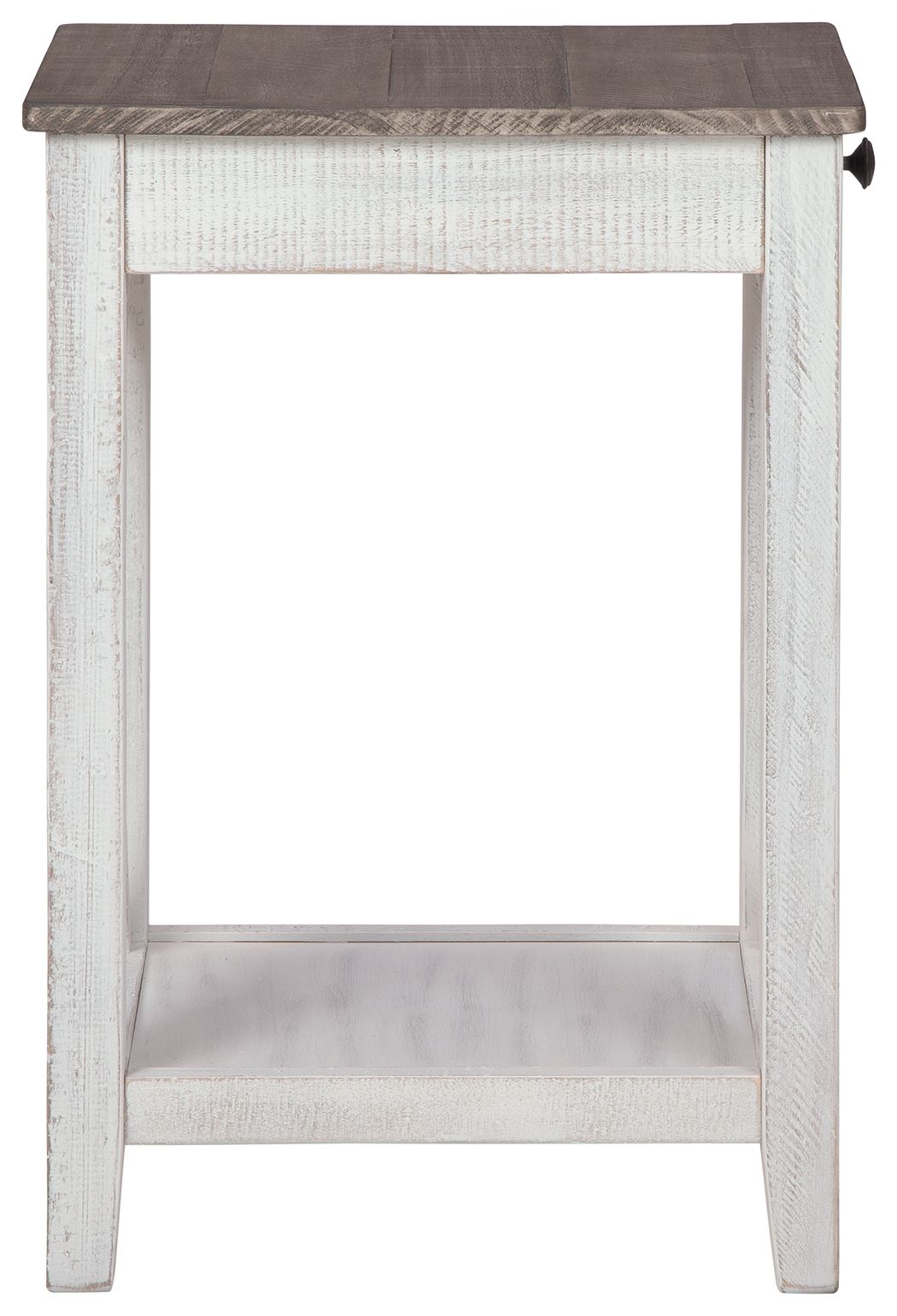 Adalane - White / Gray - Accent Table by Signature Design by Ashley® | Bel Furniture