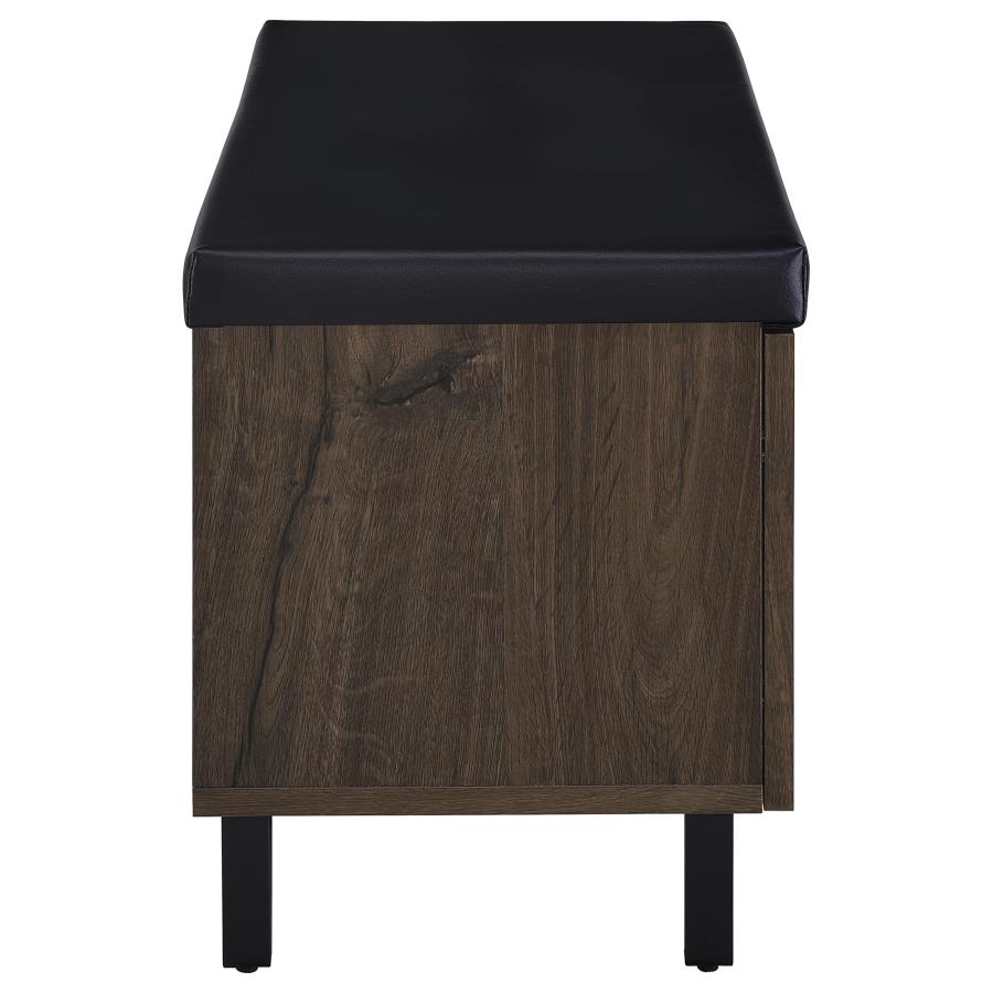 Brixton - 2-Door Padded Entryway Shoe Storage Bench