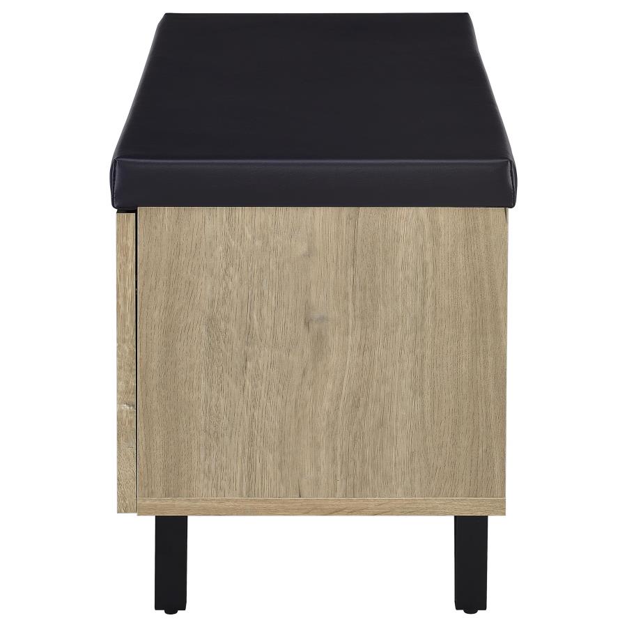 Brixton - 2-Door Padded Entryway Shoe Storage Bench