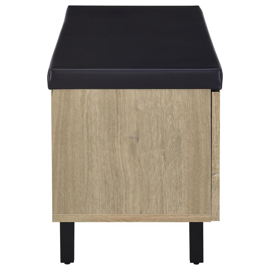 Brixton - 2-Door Padded Entryway Shoe Storage Bench