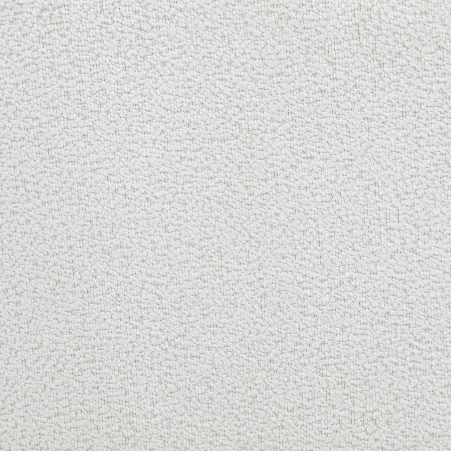 Remuda - Boucle Upholstered Round Storage Ottoman - Ivory