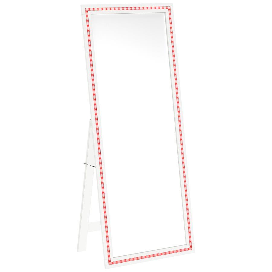 Windrose - Tempered LED Standing Mirror by Coaster Fine Furniture | Bel Furniture