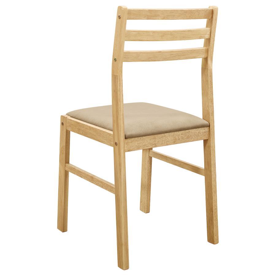 Bucknell - 3 Piece Round Drop Leaf Dining Table Set by CoasterEveryday | Bel Furniture