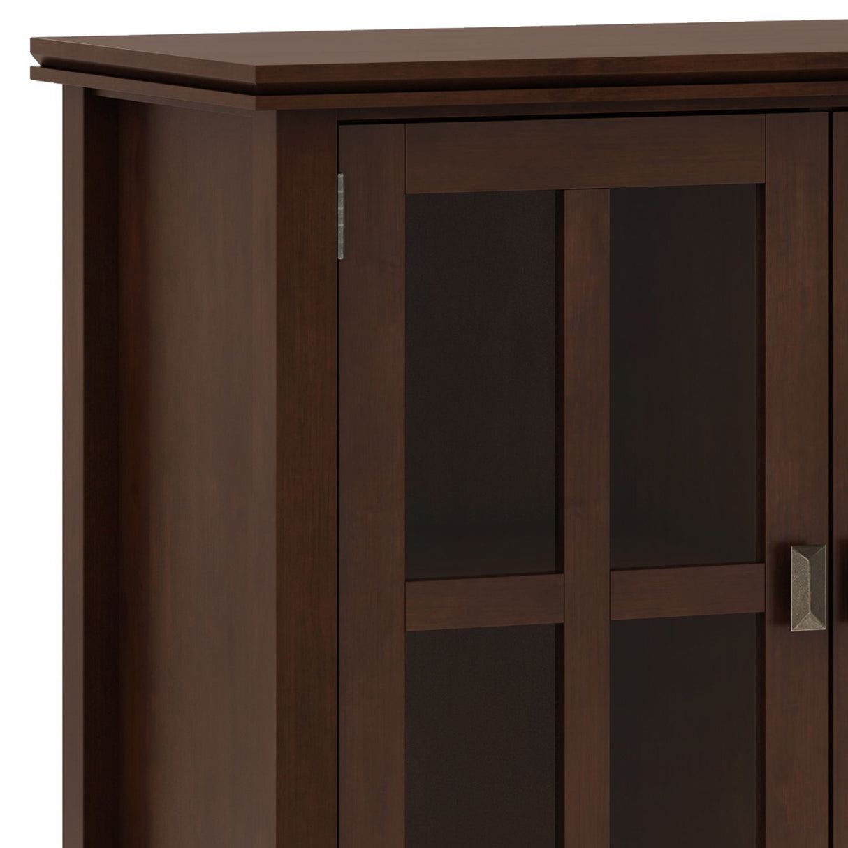 Artisan - Handcrafted Wide 4 Door Storage Cabinet by Simpli-Home | Bel Furniture