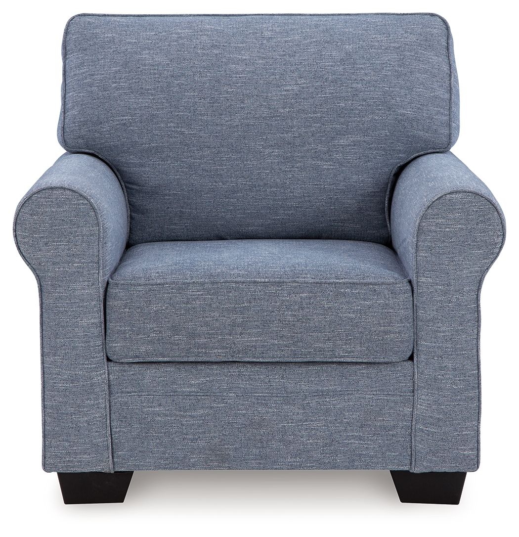 Carissa Manor - Denim - Chair by Benchcraft® | Bel Furniture